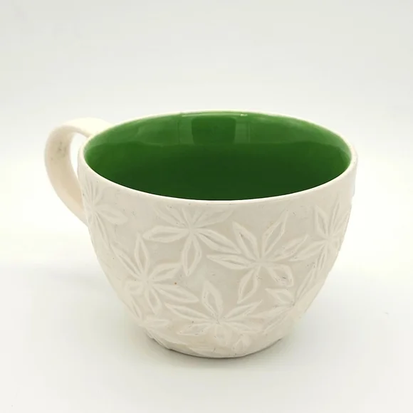 Starbucks | Dining | Starbucks Flower Embossed Mug 208 49oz | Poshmark